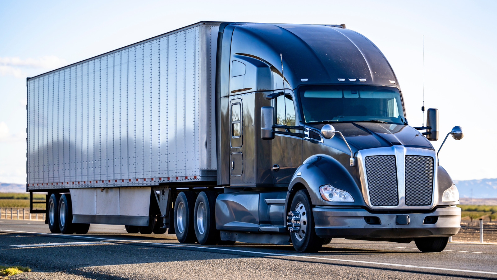 Rutherford Trucking tractor-trailer on a regional route